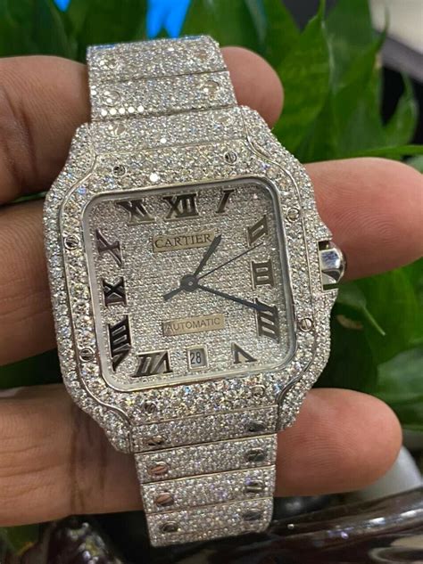 iced out Cartier watch price